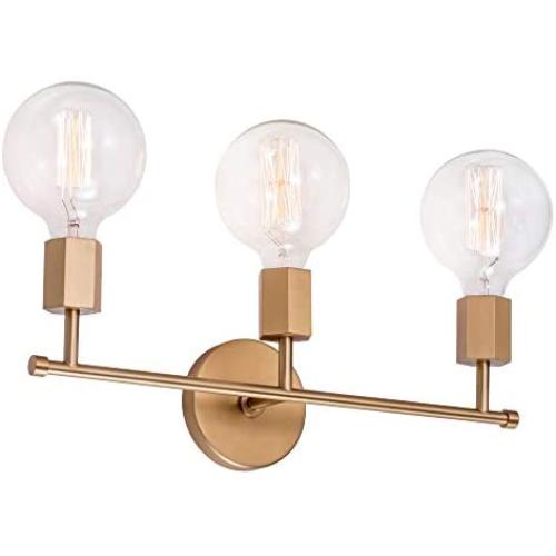 Linour 3 Lights Bathroom Vanity Light Modern Wall Sconce Metal Industrial Wall Lamps Lighting Fixture for Bathroom Hallway Bedroom Living Room Kitchen Linour 3 Lights Bathroom Vanity Light Modern Wall Sconce Metal Industrial Wall Lamps Lighting Fixture for Bathroom Hallway Bedroom Living Room Kitchen
