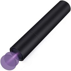 V1 365nm Blacklight Flashlight Portable Rechargeable Black light UV Flashlights Scorpion for Pet Urine Detector Resin Curing with Aluminum Case, Charger, 18650 Battery Included