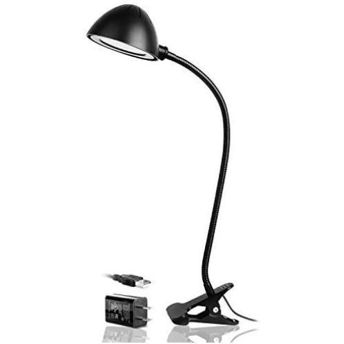 Eazyclips LED Clip on Desk Lamp - Versatile Table Light - Two Brightness Levels