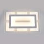 LITFAD Rectangular LED Flush Light Minimalist Acrylic Ultrathin Ceiling Lamp, Modern Pandent Light for Dinning Room Bedroom Living Room - 23.5'' Length, White Light