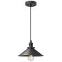 Zeyu Industrial Pendant Light, Vintage Hanging Light Fixture for Dining Room, Oil Rubbed Bronze Finish with Metal Shade, 102-1 ORB