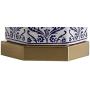 JONATHAN Y JYL3050A Diana 23.5'' Ginger Jar Ceramic/Metal LED Lamp Classic,Traditional for Bedroom, Living Room, Office, College Dorm, Coffee Table, Bookcase, Blue/White