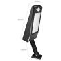 Solar Street Light Outdoor 48LEDs 900LM Waterproof IP65 4 Modes Emergency Light with PIR Motion Sensor, All-in-one Cordless Lamp, for Street Road Garden Yard Pathway