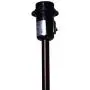 Floor Lamp for Living Room, Modern Standing Lamp with Hanging Drum Shade, Thickened Tall Pole Lamp for Office with Button or Chian and Floor Switch (Bronze)