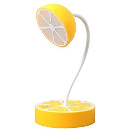 Merry USB LED Desk Lamps for Kids, 3 Dimmable, 1500mAh Battery, 18LEDs, Cordless Night Light or Reading Light, Home Bedside Touch Switch, Flexible Gooseneck(Yellow)