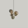 LightInTheBox Nordic Style Vintage Pendent Light Chandeliers 5 Heads Glass Molecules Lighting Fixture with 5 Light Max 60W for Living Room,Table,Hallway,Dining Room Light Fixture