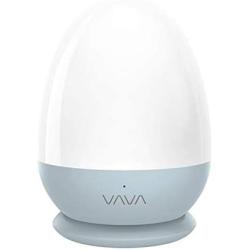 VAVA Home VA-CL006 Rechargeable Night Lights for Kids with Stable Charging Pad, Bedside Lamp for Breastfeeding, Waterproof Emergency Light For Indoor & Outdoor, Blue