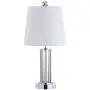 JONATHAN Y JYL2025A Lillian 18'' Metal Mini LED Lamp Transitional,Glam,Traditional,Contemporary for Bedroom, Living Room, Office, College Dorm, Coffee Table, Bookcase, Chrome with White Shade