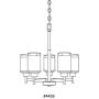 Progress Lighting P4459-09 Chandelier, 20-Inch Diameter x 19-13/16-Inch Height, Nickel