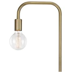 Globe Electric Holden 70'' Floor Lamp, Matte Brass, in-Line On/Off Foot Switch 67068