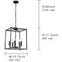 Infront Foyer Light Fixtures Brushed Nickel, Foyer Pendant Lighting Modern, Foyer Chandelier Farmhouse, Dining Room Chandelier Black, Dining Light Fixtures Ceiling Hanging, Kitchen Chandelier Lighting