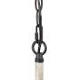 Mason Jar Lights, Farmhouse Chandelier in Rustic Faux Wood and Metal Finish, 22” Kitchen Light Fixtures for Dining Room, Living Room, Foyer