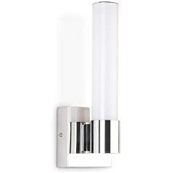 Modern LED Wall Sconce Lamp in Living Room, Joosenhouse Chrome Wall Lights for Bedroom, 11.8'' Inch Height, 4000K 420lm