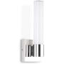 Modern LED Wall Sconce Lamp in Living Room, Joosenhouse Chrome Wall Lights for Bedroom, 11.8'' Inch Height, 4000K 420lm