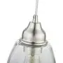 Gruenlich Pendant Lighting Fixture for Kitchen and Dining Room, Hanging Ceiling Lighting Fixture, E26 Medium Base, Metal Construction with Clear Glass, Bulb not Included, 2-Pack (Nickel Finish)