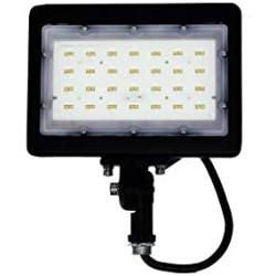 Duralec 15W Mini Flood Light, 15 Watt Waterproof Led Flood Light with Knuckle Mount, Daylight White 5000K Security Spot Light UL and DLC Premium Listed