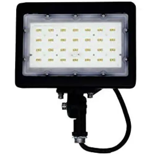 Duralec 15W Mini Flood Light, 15 Watt Waterproof Led Flood Light with Knuckle Mount, Daylight White 5000K Security Spot Light UL and DLC Premium Listed