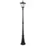 Sterno Home GL42309 Upgraded Version Outdoor Solar LED Street, for Patio, Post Light, Garden, 76” High, 1-Pack, Black, 2nd Gen