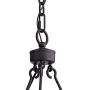 Antler Lodge Black Large Round Chandelier 36 3/4'' Wide Country Cottage Rustic LED Woven Deer Horn 6-Light Fixture for Dining Room House Island Entryway Bedroom Living Room - Franklin Iron Works