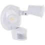 Amazon Basics 20W Waterproof LED Outdoor Motion Sensor Security Light with 2 Adjustable Heads - 5000K Daylight, 2000 Lumen, Up to 180 Detection Angle, ETL Certified