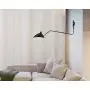 SUSUO Simple Style Swing Wall Sconce with Dome Shade 1-Light Black Wall Lamp for Hallway Foyer Entry Bedroom Dining Room,E26 Light Bulb Socket（Hardwired,with On/Off Switch）