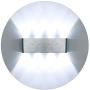 KAWELL 8W Modern Wall Light LED Wall Lamp Aluminum Alloy Up and Down Light Source Wall Sconce for Indoor Bedroom Corridor Living Room Stairs KTV White