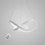 LightInTheBox Modern Chic LED Ring Chandelier Ceiling Pendant Light Hung Light Painting Lamp Fixture for Living Room Bedroom Dinning Room (Dimmable with Remote Control)