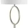 JONATHAN Y JYL1089C April 61'' Metal LED Floor Lamp Modern,Contemporary,Glam,Traditional for Bedrooms, Living Room, Office, Reading, 1 Light, Nickel