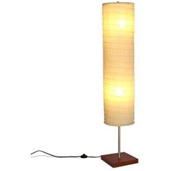 Brightech Serenity - Boho Floor Lamp for Living Rooms & Bedrooms – Soft Light for TV Watching or Bedside, Matches Mid Century Modern, Vintage, Asian Decor – Havana Brown