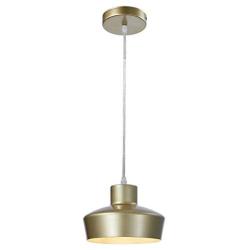 KRASTY Modern Gold Pendant Lamp Brass Barn Pendant Lighting, Industrial Mini Ceiling Pendant Light, Metal Dome Pendant Light for Living Room Bedroom Kitchen Dining Room Farmhouse Barn