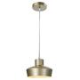 KRASTY Modern Gold Pendant Lamp Brass Barn Pendant Lighting, Industrial Mini Ceiling Pendant Light, Metal Dome Pendant Light for Living Room Bedroom Kitchen Dining Room Farmhouse Barn