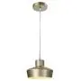 KRASTY Modern Gold Pendant Lamp Brass Barn Pendant Lighting, Industrial Mini Ceiling Pendant Light, Metal Dome Pendant Light for Living Room Bedroom Kitchen Dining Room Farmhouse Barn