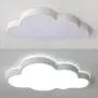 LAKIQ Modern Creative Acrylic LED Lights Cloud Shape Children Room Ceiling Light Flush Mount Ceiling Chandelier Lighting Fixture for Kids Bedroom Kindergarten Living Room(21.5,White Light)