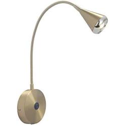 USB LED Bedside Reading Wall Lamp Light,Living Room Wall Lamp Light ,Wall Sconces,LED 4.2-5Watt 3000K,USB Charging Port,Flexible Gooseneck,Metal,Brushed Brass