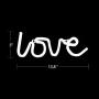 Fancci Pink Love Neon Sign, Decorative Neon Signs for Wall Decor, Cute Neon Light Sign, USB/Battery Love Led Signs Neon Lights for Bedroom, Kids Room, Party, Christmas, New Year Decor (Pink)