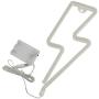 Sunnyglade USB Charging/Battery LED Neon Decorative Lights,Neon Sign Shaped Decor Light, Wall Decor for Christmas,Birthday Party, Kids Room, Living Room, Wedding Party Decor (Lightning)