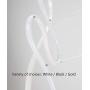 Modern Chandelier Lighting LED Dining Room Dimmable Pendant Light, Length 100cm and Chain 120cm Height Adjustable Hanging Lamp, Creative Design Chandelier Lighting for Kitchen Island (White)