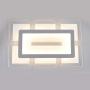 LITFAD Rectangular LED Flush Light Minimalist Acrylic Ultrathin Ceiling Lamp, Acrylic Ceiling Light Modern Pandent Light for Dinning Room Bedroom Living Room, White Light - 35.5'' Length