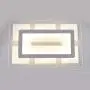 LITFAD Rectangular LED Flush Light Minimalist Acrylic Ultrathin Ceiling Lamp, Acrylic Ceiling Light Modern Pandent Light for Dinning Room Bedroom Living Room, White Light - 35.5'' Length