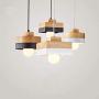 Vintage Style Industrial Hanging Light, Metal and Wooden Ceiling Pendant Lighting Loft Coffee Bar Kitchen Hanging Pendant Lamp (Black(LS122))