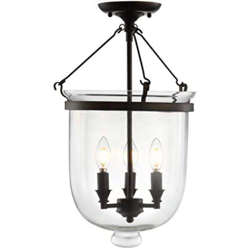 JONATHAN Y JYL9039A Charlotte 14.5'' Metal/Glass LED Semi-Flush Mount Traditional,FrenchCountry,Classic Dimmable, 2700K Cozy Warm Light, for Kitchen,Hallway,Bathroom,Stairwell, Oil Rubbed Bronze JONATHAN Y JYL9039A Charlotte 14.5'' Metal/Glass LED Semi-Flush Mount Traditional,FrenchCountry,Classic Dimmable, 2700K Cozy Warm Light, for Kitchen,Hallway,Bathroom,Stairwell, Oil Rubbed Bronze