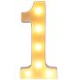 CJWPOWER Room Decor, LED Letter Signs, Cute Home Decor, Light Up Letter Signs for Wall, Bedroom, Party Decorations, Wedding, Birthday. Night Light and More (1)