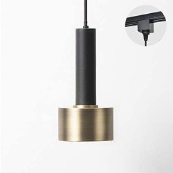 ANYE H-Type Track Light Pendants 3.2ft Cord Macaron Color Matching Cafe Lights Loft Style Simple Metal Ceiling Lamp for Dining Room Cafe Restaurant Bulbs Not Included