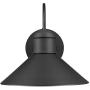 Globe Electric 44165 Sebastien 1-Light Outdoor Wall Sconce, 2-Pack, Black Finish