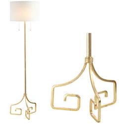 JONATHAN Y JYL3076A Newman 61.5'' Metal LED Floor Lamp Glam,Transitional for Bedrooms, Living Room, Office, Reading, Gold leaf