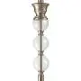 WINGBO Modern Floor Lamp 3 Stacked Glass Ball Free Standing Floor Lamps with Drum Shade, Tall Pole Light for Living Room Bedroom Modern Upright Light with LED Bulb