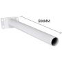 Solar Street Light, 720W IP67 Outdoor Dusk to Dawn Pole Light with Remote Control, Waterproof, Ideal for Parking Lot, Stadium, Yard, Garage and Garden, Cool White (Fitting)