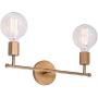 Linour 2 Lights Bathroom Vanity Light Modern Wall Sconce Metal Industrial Wall Lamps Lighting Fixture for Bathroom Hallway Bedroom Living Room Kitchen