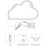 YIQU Cloud Lights Neon Signs for Wall Decor, Battery and USB Powered, Cloud Led Signs Wall Decorative Night Lights for Bedroom Cute Gift for Kids Girls Family-Blue