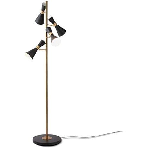 LQBDJPYS Modern Style Living Room Reading Bedroom Study Office Metal Standing Light, Four Light Tree Floor Lamp Decoration Light